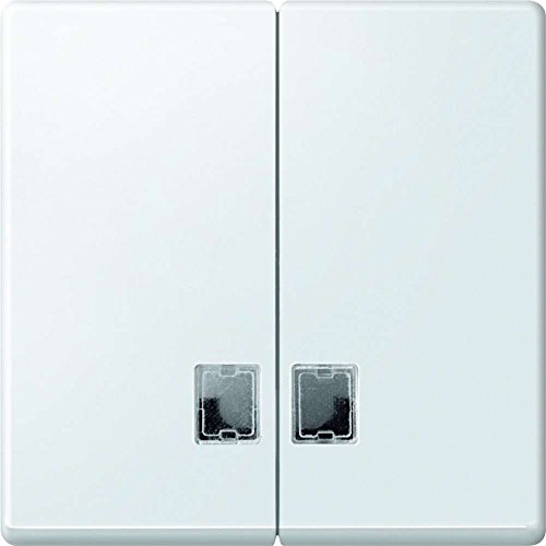 Merten Abdeckung Wechselschalter System M Polarweiß 437519