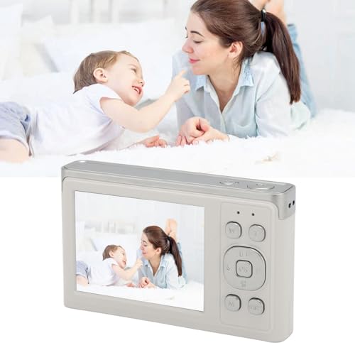 Fotocamera Digitale 4K Compatta Tascabile da 50MP con Display IPS HD da 2.88 Zoom 16X e Messa a Fuoco Automatica Piccola Antivibrazione per