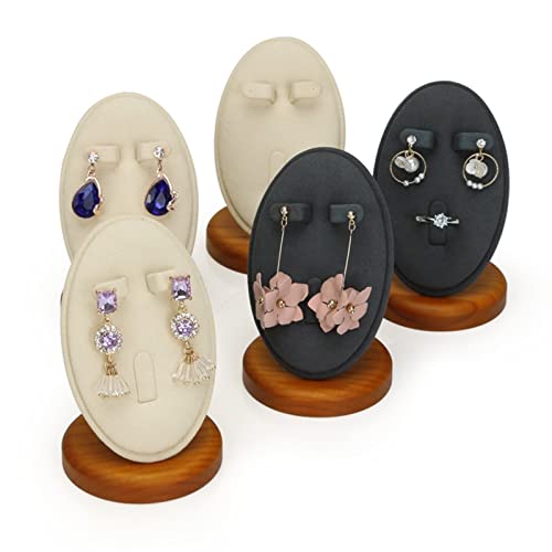 Bandeja para guardar joyas y expositor de pendientes o anillos en vitrina 7