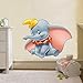 stickers muraux DUMBO ELEPHANT Decal amovible WALL STICKER Home Decor Art Kids stickers muraux chambre 70 * 100cm