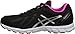 ASICS Women's Womens Gel-Frequency 3 Athletic Shoe, Black/Silver/Pink, 10 Medium US