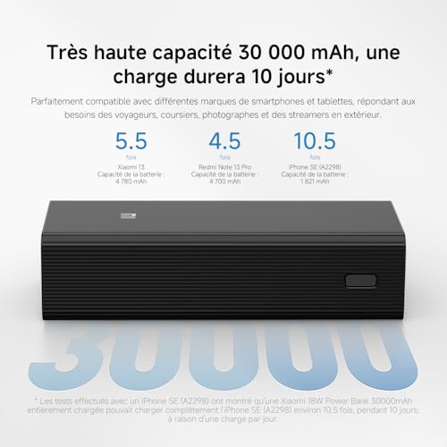 Xiaomi Power Bank 30000mAh - vue 8