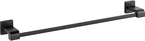 Delta 77524-BL Ara - Toallero de pared de 24 pulgadas, accesorio para baño, color negro mate