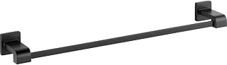 Delta Towel Rack | 24 Inch Matte Black Towel Bar for Bathroom, Kitchen | Ara Accessories