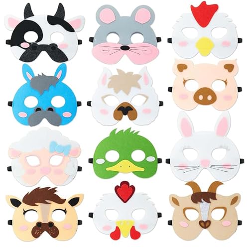 Sunshine smile Mascarillas de animales para niños, máscaras para niños, animales, máscaras para colorear, máscaras de cumpleaños para niños, máscaras de cumpleaños, decoración de animales, selva
