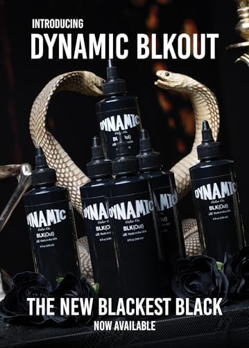 Dynamic Color BLKout 타투 잉크, 스페인산, 도달 준수, 226.8g(8온스) — 사진 4