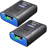 JGSPJ 6.0Ah Battery Replacement for Kobalt 40V Battery KB 440-06‎ KB 540-06 KB 640-03(2Pack)