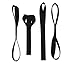 AFA Tooling - Soft Loops Tie Down Straps 12" - Heavy Duty 1,300lb. Workload & 2,300lb. Breaking Strength Factory Tested - Stronger Than Polyester - Perfect for Motorcycle, UTV, Snowmobile and ATV