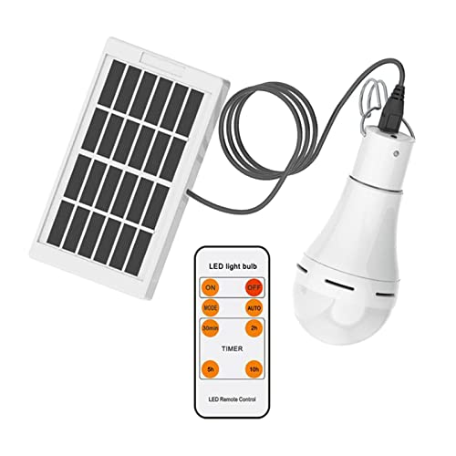 MERIGLARE Lâmpada de Galpão Movido a Energia Solar Portátil Pendurar Lâmpada 9W Iluminação Galinheir