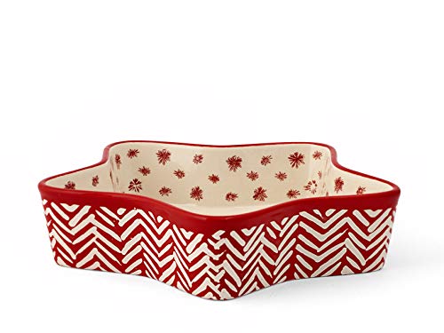 H&H Rouge Pirofila Rettangolare, Stoneware, 18x26cm