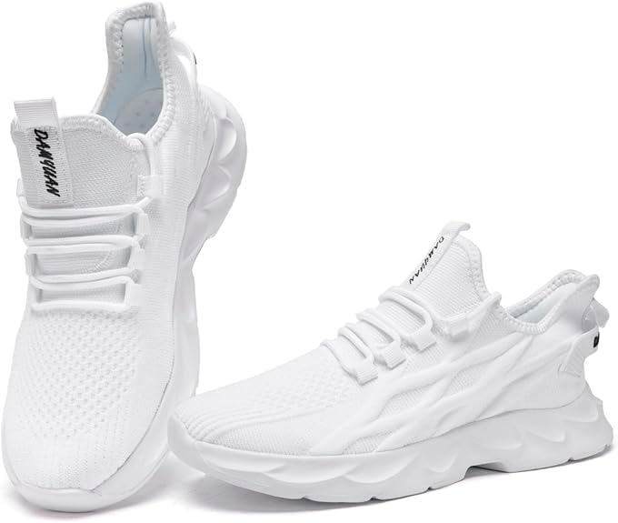 Tennis Shoes Womens Slip On Running Walking Shoes Size 8 Trainning Slip Ins Sneakers White 39 - Image 4