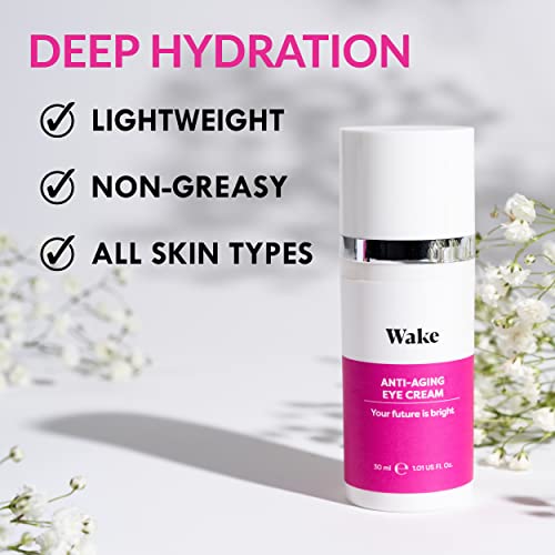Wake Skincare Anti-Aging Eye Cream, Еye Cream for Dark Circles and Puffy Eyes 30ml, Under Eye Cream - Image 3