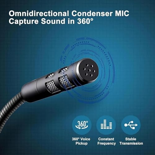 Image of Drumstone (𝐒𝐩𝐞𝐜𝐢𝐚𝐥 𝟏𝟓 𝐘𝐞𝐚𝐫𝐬 𝐖𝐚𝐫𝐫𝐚𝐧𝐭𝐲 Professional USB Microphone for PC - Desktop Plug & Play Mic for Gaming, Streaming, Podcasting, Online Classes, YouTube, Voice Recording