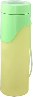SANUMBRE Taza De Agua Plegable, 500ml Al Aire Libre Hombres Y Mujeres Viaje Portátil Gel De Sílice (5 Colores Opcionales)