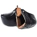 NRS Small Colored Rawhide Flat Leather Bottom Tapaderos with Latigo Lacing Blue Small