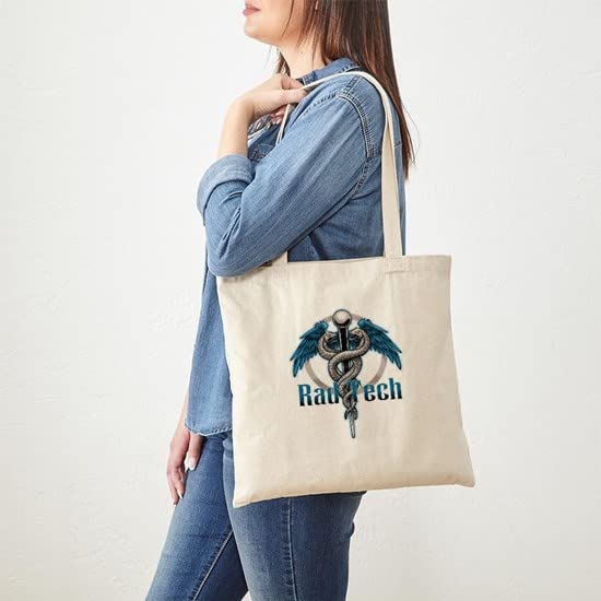 CafePress X-Ray Tech Tote Bag - Natural Canvas Reusable Shopping Bag With Fun Design