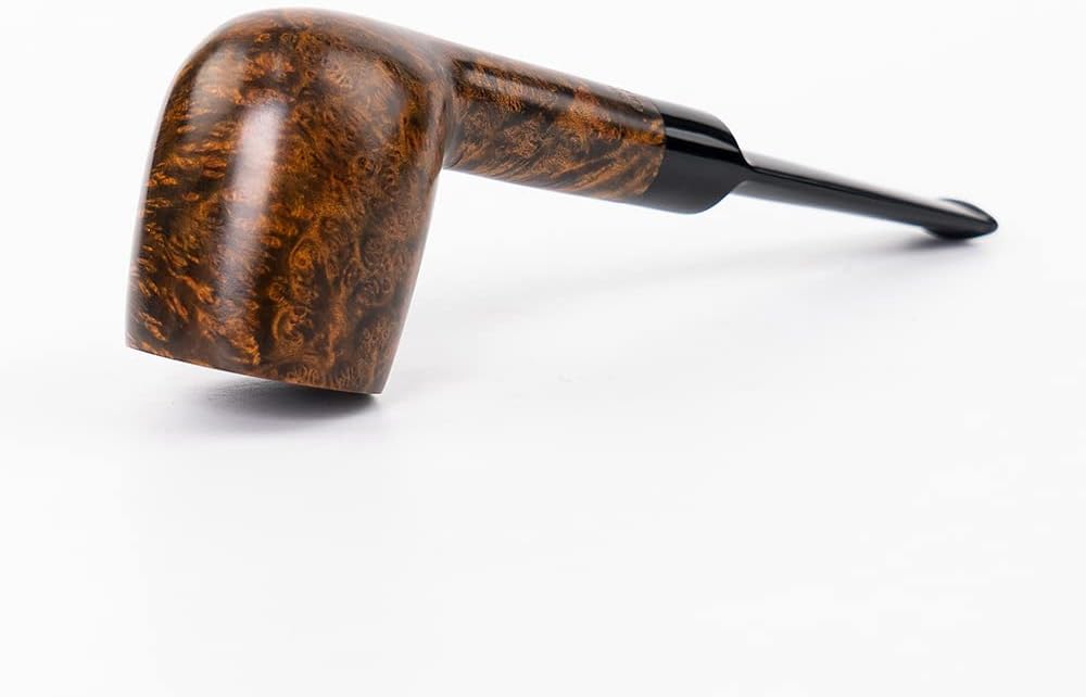 MUXIANG Pipe Handmade Briar Pipes Straight Stem 9mm All Natural Component Filter AA0007S-2