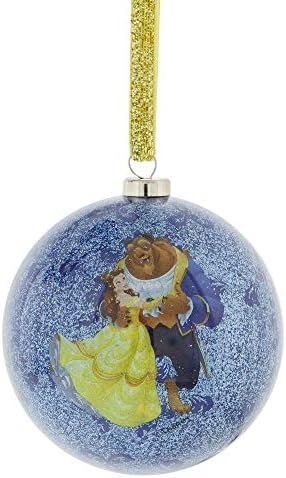 Disney Set of 7 Beauty & the Beast Christmas Hanging Ornament Baubles Tree Decorations