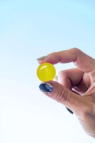 Miniatura 5 de Gotas de limón sin azúcar, caramelo duro, apto para dieta cetogénica, 1.5 libras, sabor a limón fresco envuelto individualmente, caramelo ideal para