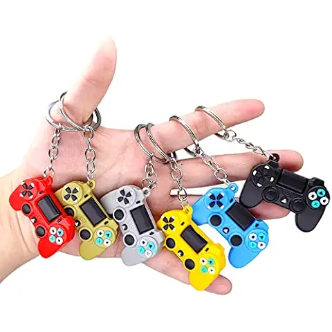 MEIYIFAN 24 Pieces Video Game Controller Keychains,Game Controller Key Ring,Party Gifts for Children Birthday Party Bag Fillers Prize Box for Classroom Cover