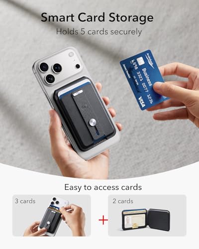 Image of ESR Geo for MagSafe Wallet with Full Find My Functionality, 5 Card Holder