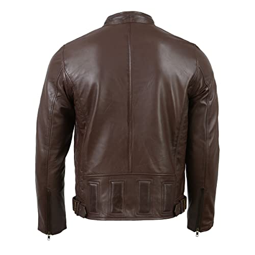 Image of Milwaukee Leather SFM1865 Men's Black Classic Fashion Leather Jacket with Zipper Closure