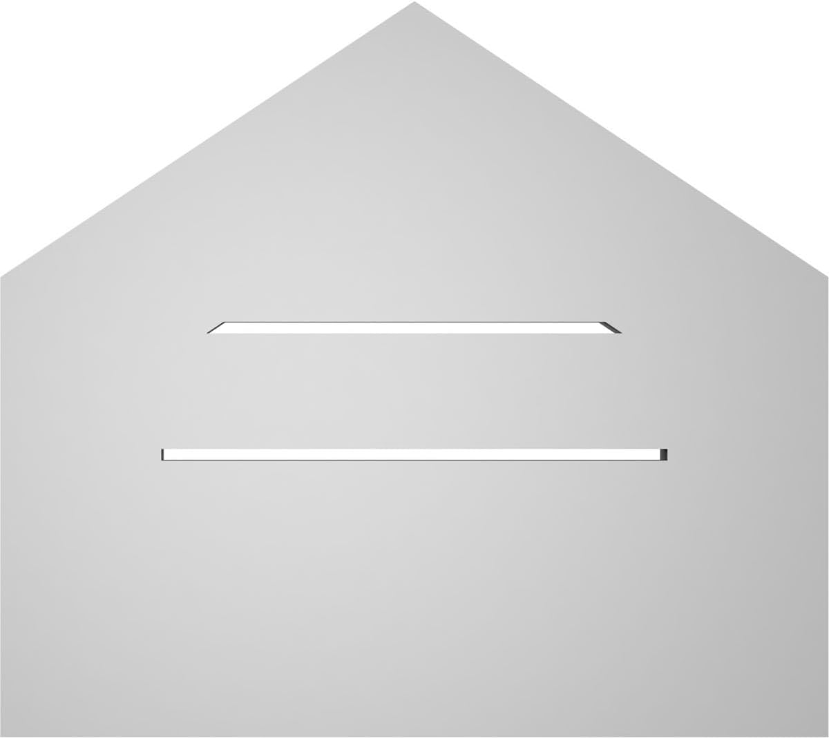 GVSPE18X1601SF-08 Peaked Top Standard Frame, Primed Tan Signature Series Surface Mount Gable Vents, 18-in. W x 16-in. H