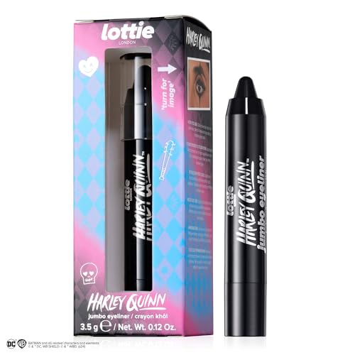 Lottie London x Harley Quinn Jumbo Eyeliner lápiz jumbo negro