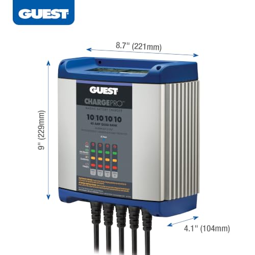 Image of Guest 2740A Guest On-Board Battery Charger 40A / 12V; 4 Bank; 120V Input