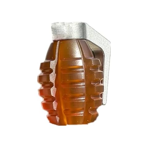 LULAOLIU Grenade Shape Titanium PEI Beads for Knife Pendant Keychain Zipper Jewelry, 550 Paracord Necklace Bead Pendant for Outdoor EDC Tool Cover