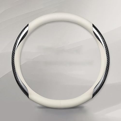 MYRFCSA Car Steering Wheel Covers, for Nissan Qashqai J11 Visia/Acenta/N-Connecta/N-Vision/Tekna Soft Breathable and Anti-Slip Car Accessory Steering Wheel Protector Cover,A