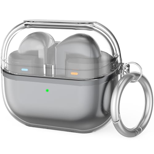 NIUTRENDZ �����ی�P�[�X Samsung Galaxy Buds 3 & Galaxy Buds 3 Pro ��p ������ LED�� �S�ʕی� �����h�~ �L�Y�h�~ �ϏՌ� �h�o (����)