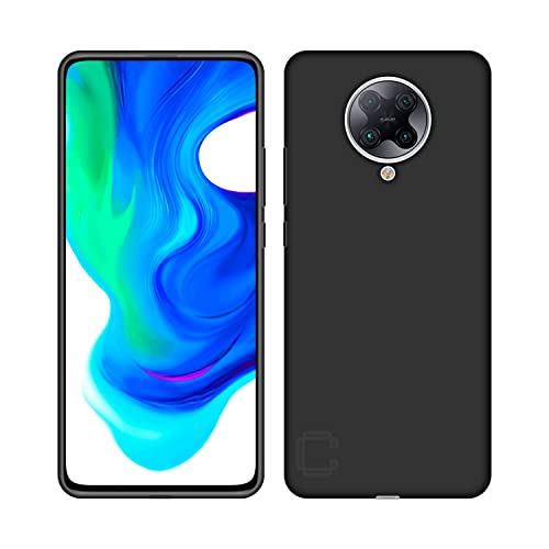 Image of Case Creation for Redmi K30 2021 Back case, Xiaomi Redmi K30 Slim Flexible Smart Look case with 360 Camera All Angle Protection (Pure Black)
