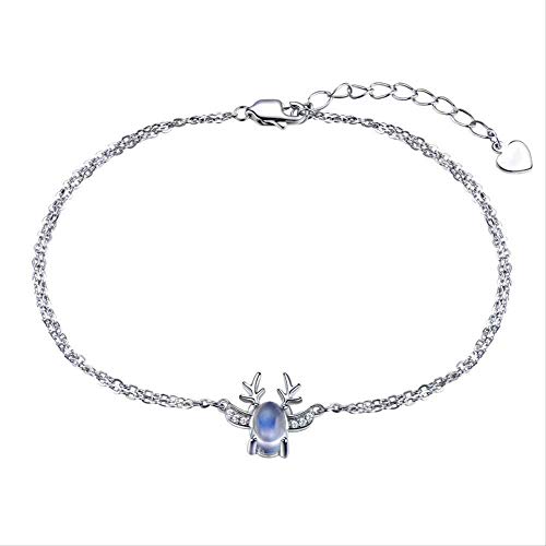 Preisvergleich Produktbild CKAWM Halskette Trend Elch Modellieren Armband Weibliche Einfache Persönlichkeit Student Hand-Getrimmt Armband