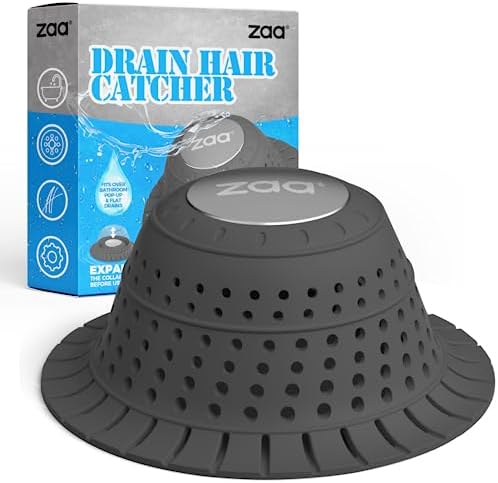 Bathtub Drain Hair Catcher – 3 Pack Silicone Protector Strainer, Matte Finish 4 thumbnail image