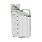 Getreide-Speicherbehälter, Reis-Distributor Lebensmittel-Aufbewahrungsbehälter, luftdicht, for die Organisation von Küchenvorratskammern, mehrfarbig, 2000 ml/2800 ml(Green,2800ML)