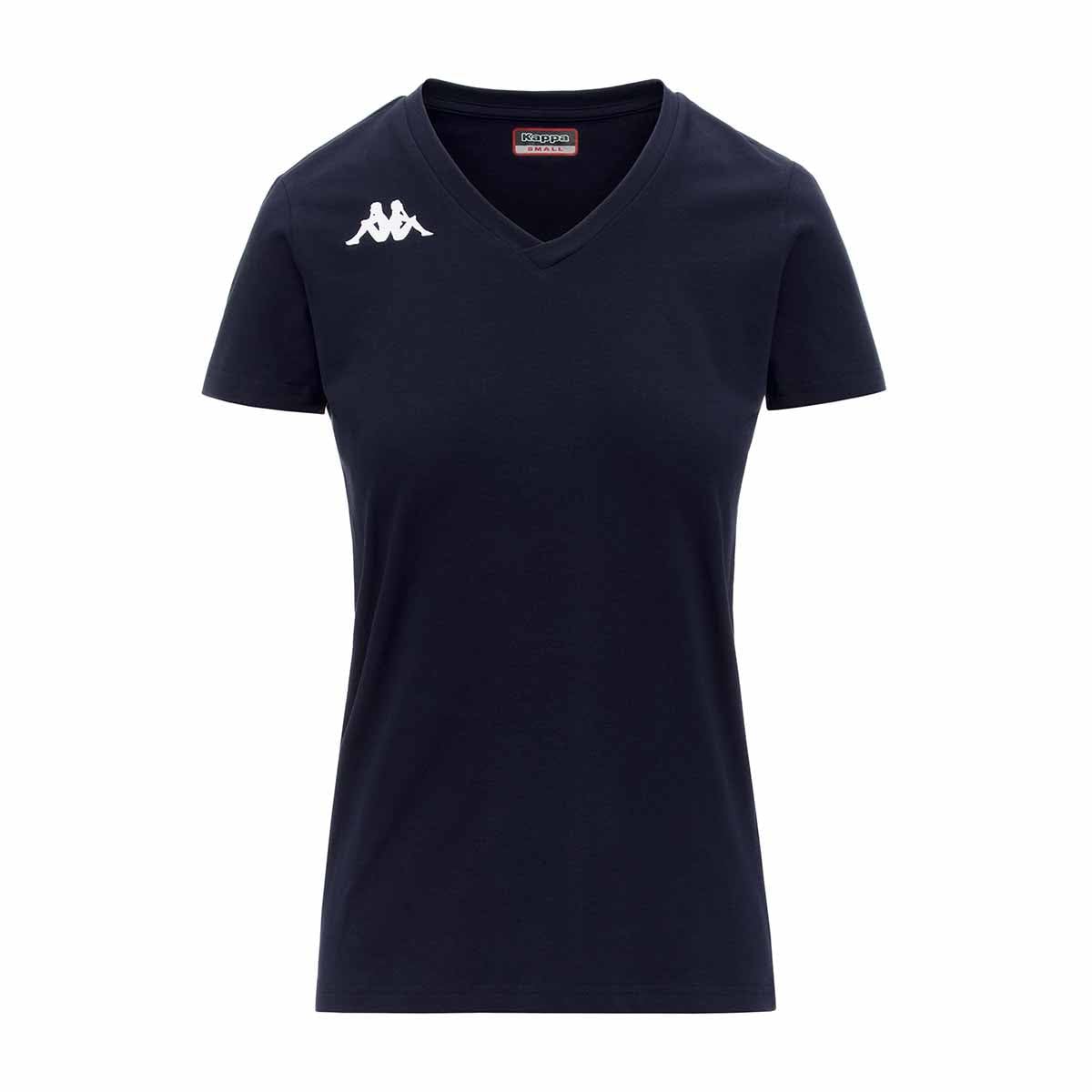 Kappa Unisex Blau Brizza Tee (1Er Pack)