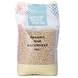 Wholefood Earth Bio-Buchweizen – 3 kg – GVO-frei – Vegan – Ballaststoffreich –...
