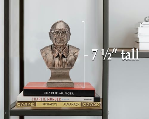 Busto de Charlie Munger Escultura miniatura 4