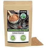 Alpi Nature Algarroba en Polvo 1kg, Vainas de Algarroba Secas y Molidas, Edulcorante Natural