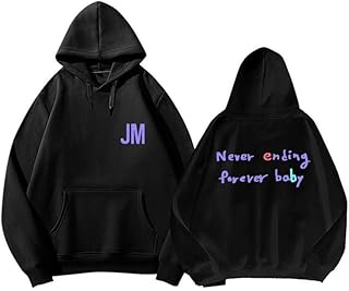 [はなほ] 人気 K-POP韓国ファッションバンタン トレーナーjiminパーカーvテテスウェット ジャケット トップス 野球服 メンズ レディースンコンサートV/JIMIN/JIN/JUNKOOK/J-HOPE 応援服 男女兼用 [並行輸入品]