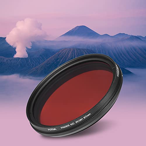 Staright Filtro infravermelho ajustável de 67 mm Filtro de lente de raio-X IR Pass Variável de 530nm