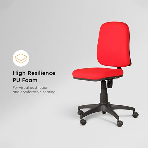 Image of Interio by Godrej Learn Fabric Study Chair Suitable for Work from Home- Milan Red