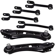AUQDD 6Pc Suspension Rear Control Arm/Trailing Arm Compatible With 11-14 Chry-sler 200/11-14 Do-dge Avenger,11-18 Journey Replace # K643056 K642901 K643089 K643090 5085415AD 5085416AD