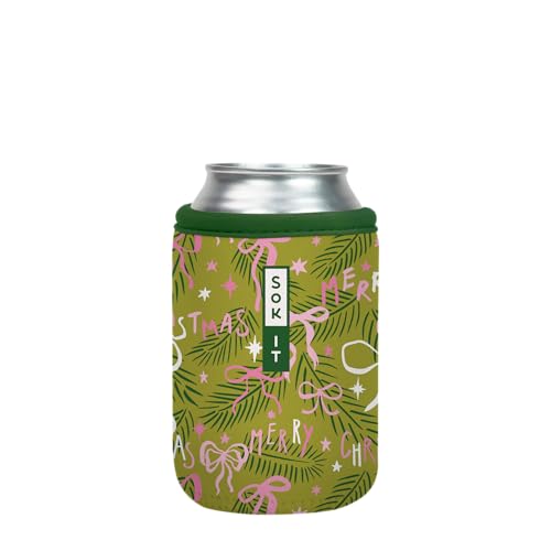 Sok It CanSok Sleeve for Beer & Soda Insulated Neoprene Cover (Tied with Cheer, 12oz Can Sleeve)