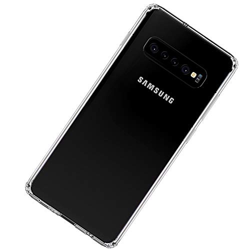 Bear Motion For S10 + - Shockproof Tpu Bumper + Anti-Scratch Hard Pc Back Cover For Samsung Galaxy S10 + (Clear, Galaxy S10 + Plus) #TOP1