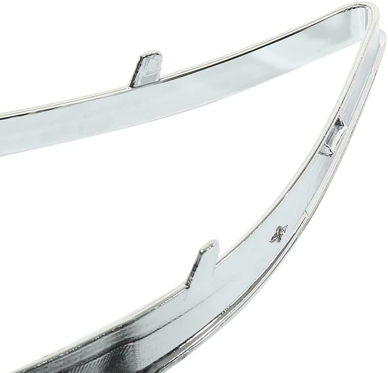 Riloer Chrome Fog Light Trim Foglight Bezel Cover, 1PC 5113744AB Lower Bumper Fog Light Lamp Cover, Compatible with Dodge DURANGO 2014-2020, Passenger Right Side