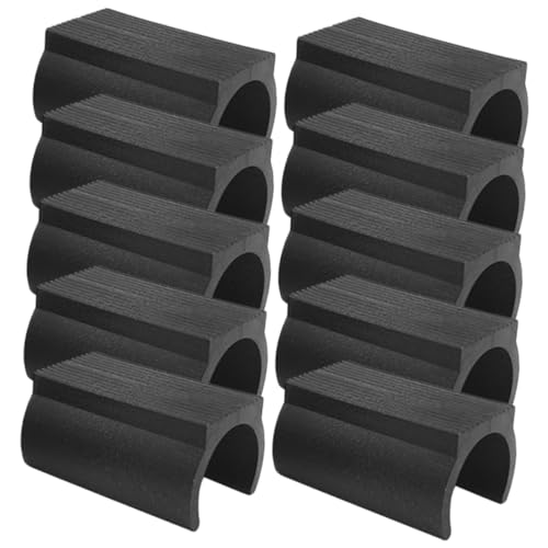 Silent Smooth Moving Chair Leg Covers 10 Pack Anti-Slip Floor Protectors No Tools Needed for Easy Installation on Chairs Stools