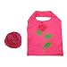 Produktbild Faltbare Einkaufstaschen, TheBigThumb Rose Tote Umweltfreundliche Tasche mit Griffen Wasserdichte wiederverwendbare Lebensmittelgeschäft-Umhängetaschen Pink für die Küche zu Hause