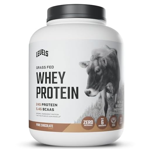 Levels Grass Fed Whey Protein Powder, Chocolate